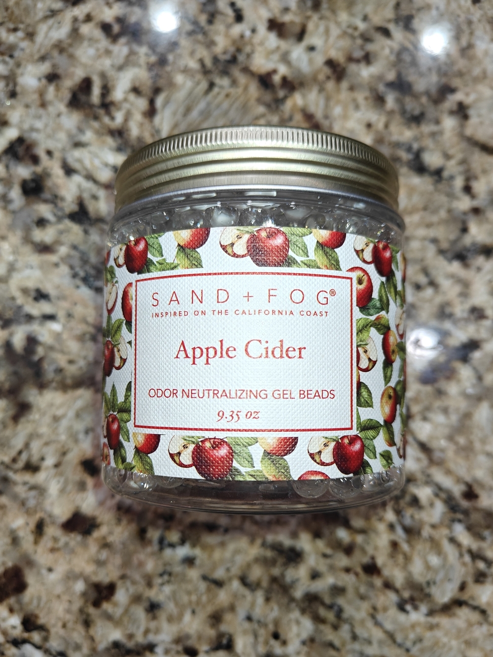 Sand + Fog Apple Cider Odor Neutralizing Gel Beads - White/Red